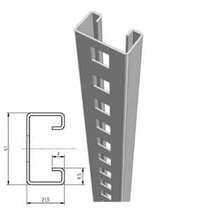 IET-STADAARD / O-ORMALISE MPL Montageprofiel clipsbaar / Rail de montage encliquetable Sendzimir HD kg/pc u Stock Magasin - MPL41.1.150.00 41 1 1,50 10 0,40 10 P st/pc - MPL41.1.150.300 41 1 1,50 300 0,340 10 P st/pc - MPL41.