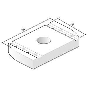 TOEBEHORE / AESSOIRES VM Zelfborgende moer en bout / Boulon et écrou autobloquant Elektrolytisch verzinkt/electro Zingué HD kg/pc u Stock Magasin - VM4.40 - M4 40 0,005 100 P st/pc HD VM6.