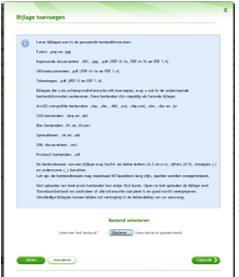 11 Virusscanner 11.1 Toevoegen bijlagen Bij het toevoegen van bijlagen worden de bestanden gescand op virussen.