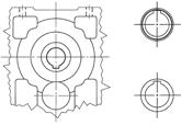 For outdoor installation or in a hostile environment (atmospheric corrosivity category C3 according to ISO 12944-2), protect the gear reducer or gearmotor with a proper dual-compound anticorrosion