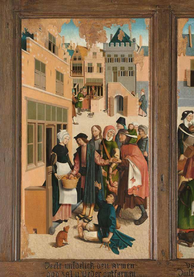 De zeven werken van barmhartigheid Meester van Alkmaar, 1504 Zeven Maastrichtse basisscholen zijn voor de Heiligdomsvaart kunstzinnig aan de slag gegaan met de zeven werken van barmhartigheid, een