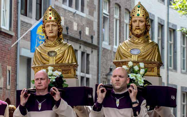 Zaterdag 2 juni Religie 10.00 uur Lauden (ochtendgebed) 10.00 uur Pelgrimswandeling Houthem-Maastricht (18 km). Te voet naar Sint Servaas in het voetspoor van Sint Gerlachus.