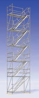 64 m, application-u Aluminium platform stair, 0.64 m, U-application 17 / 19 15 Aluminium bordestrap 0.