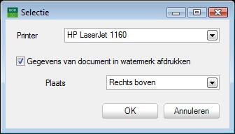 BOB-demat Inkomende documenten Documenten afdrukken Documenten afdrukken Documenten afdrukken gebeurt als volgt: 1. Bepaal de selectiecriteria om de documentenlijst te verfijnen. 2.