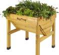 Daarnaast is er ook nog een extra schapje voorzien. VEGTRUG MINI 75 x 63 x 80 cm 14,00 kg art. 371396 149 70 De Vegtrug Mini is een erg degelijke houten bak.