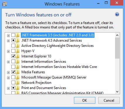 Indien Windows 8 of 10 gebruik word, moet al die instruksies soos vir Windows 7 hierbo gevolg word, en daarna moet die volgende prosedures OOK gevolg word.