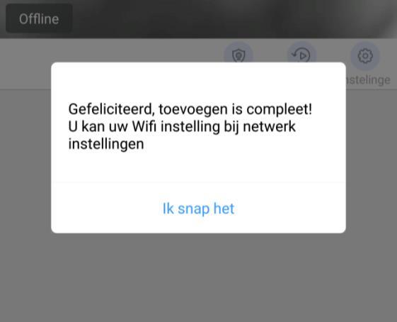 14 Er staat nu een nieuw apparaat in de lijst en kies