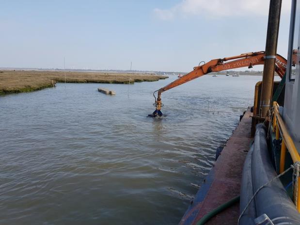 (polder) retaining structure