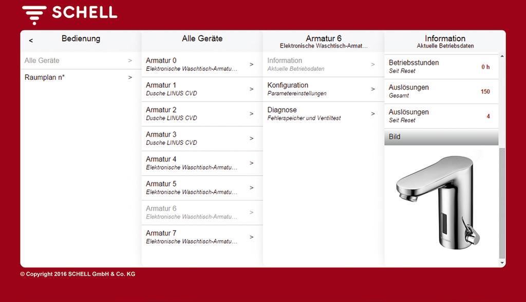 Opmaken van plattegronden Om spoelplannen op te kunnen maken, biedt eschell de mogelijkheid, plattegronden te configureren of in te scannen.