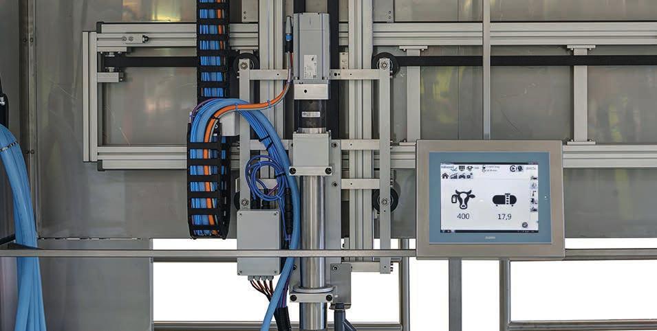 DUURZAAM EN RENDABEL Gericht op verlagen van productiekosten voor de melkveehouder De M2erlin heeft een opvallend laag energieverbruik. De gehele robot is zeer energie-efficiënt ontworpen.