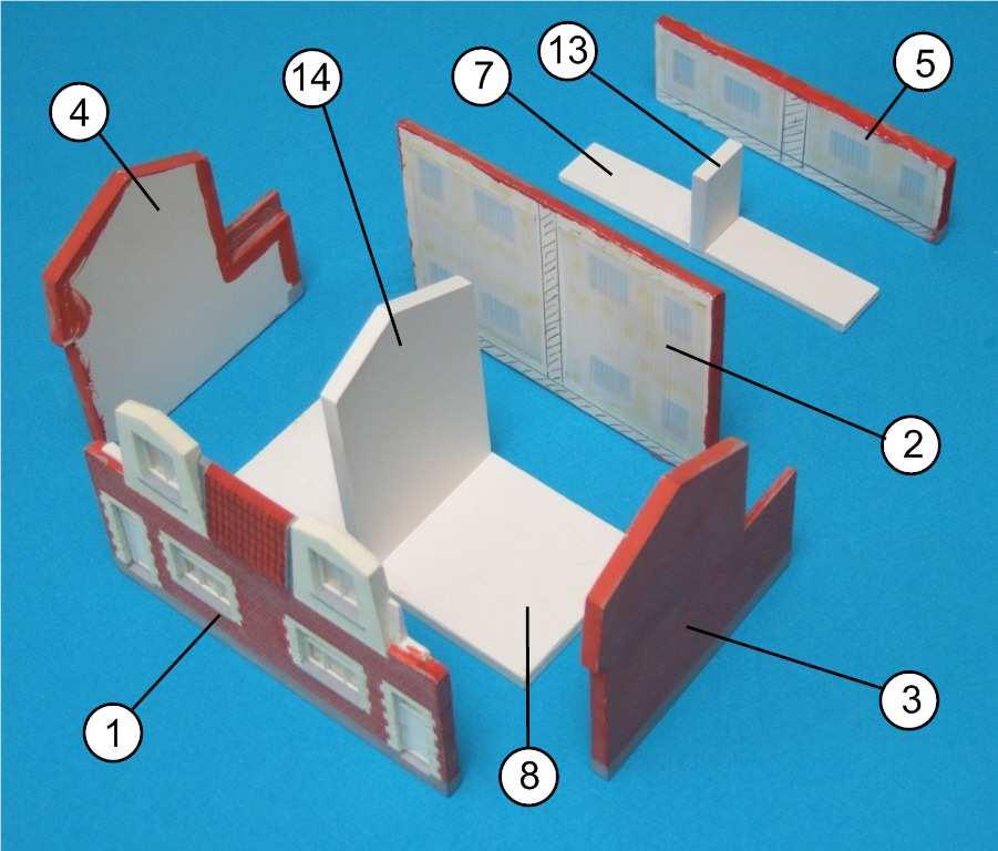 10. Assemblage de la version A. (pour la version B : voir 11). Samenstelling van de versie A. (voor versie B : sie 11). Important.