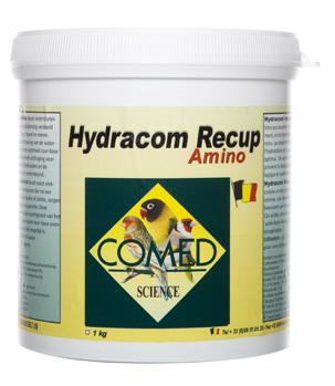 50 1 kg 1 kg HYDRACOM RECUP AMINO AMINOZUREN Hydracom recup amino bevat naast elektrolieten ook aangepaste aminozuren die na een zware inspanning, een stresssituatie of ziekte, zorgen voor een snelle