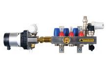 RVS type 4301, worden geleverd inclusief: Professionele flowmeters Automatische onluchter Grundfos ALPHA2 L