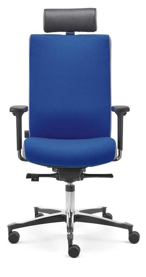 166 Dauphin Tec TISSU STOF TISSU STOF QS+ Mécanisme synchrone avec réglage de l inclinaison (-6 ) et de la profondeur (6 cm) de l assise