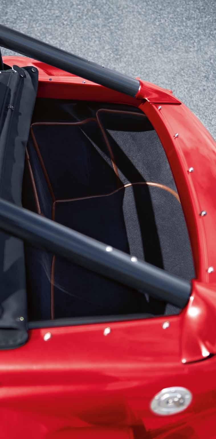 EEN RUIME BAGAGERUIMTE Daarnaast beschikt de GTO-S over een ruime bagageruimte.