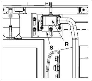 Extraction du disjoncteur DM1-W, DM1-Z, DM2-W et DM2-Z Etat de départ : Sectionneur de ligne en position terre. Panneau avant enlevé. Vis de maintien du disjoncteur pour le transport enlevée.
