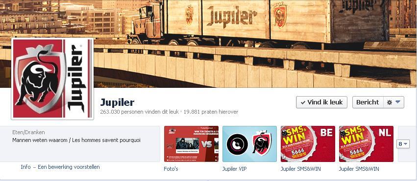 Zoom-in op AB InBev in België Jupiler is nu ook online het favoriete biermerk