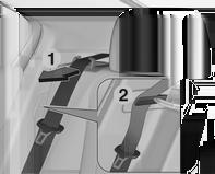 62 Opbergen Bagageruimte Hoofdsteunen rugleuning voorstoelen omklappen Rugleuning voorstoelen neerklappen Voorzichtig Het omklappen van een achterbank terwijl de veiligheidsgordels nog vergrendeld