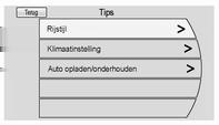 Naarmate u de klimaatregeling minder gebruikt, wordt het weergegeven percentage voor de klimaatinstelling hoger.