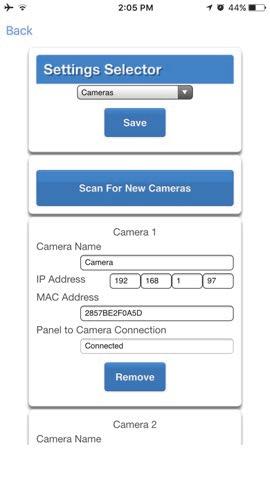 Enabling Camera Recording Adding Camera to UltraConnect Make sure the ZeroWire panel is on the same local area network as the camera(s). 1.