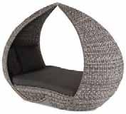 grey-dark grey cushion Size 92 x 90 x 43 Size 230 x 115 x 190