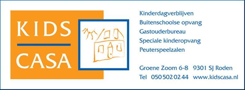 Informatie algemeen Kidscasa Kinderopvang Bij Kidscasa is uw kind praktisch thuis Doelstelling Kidscasa: professionele opvang Enkele cijfers: 1050 kinderen 145 medewerkers 17 locaties bso 8 locaties