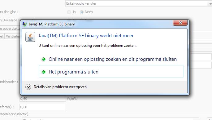 Ontbrekende gegevens bij gegroepeerde constructies in het EPB-rapport Bij het genereren van een EPB-rapport in de versie 7.5.