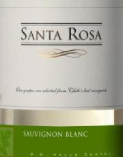 Wit Zoet Rosé Rood Huiswijnen Santa Rosa Sauvignon Blanc D.O. Central Valley, Viña Casablanca Chili Lichtgeel en helder van kleur. Fris, fruitig en een zuivere geur met appeltonen.
