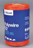 Oranje 88153901 200 m Polylint W10 Combineert koper en rvs geleiders voor goede treksterkte en