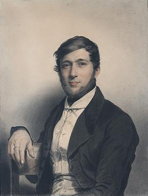 Afbeelding 4: Henri van der Haert, Portrait d'homme (Monsieur N.B.), 1841.