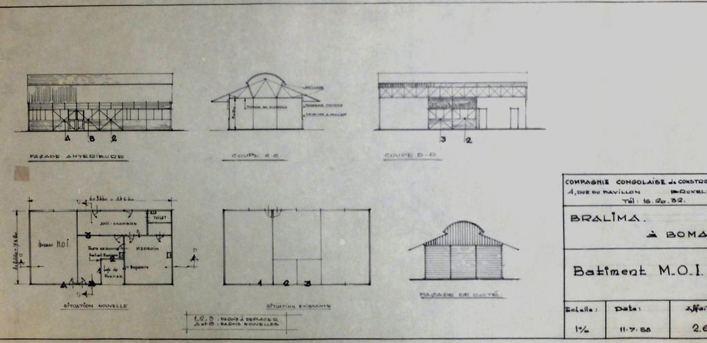 Deel 1: Onderzoeksdomein en het archief Blaton en Afrique Afb. 1.28 - Rouleau BATA, s.d., Fonds Blaton en Afrique, D62-Nouveau dépôt, Brussel: Archives d Architecture Moderne Afb.