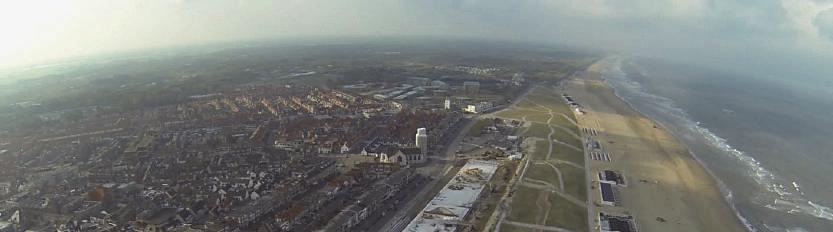 bron 2 De nieuwe zeewering bij Katwijk aan Zee tijdens de aanleg De