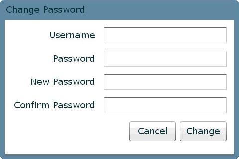 NL Voer de door de installateur gecreëerde username en het eventuele password in. Druk op de knop Wijzigen om een nieuw password te creëren.