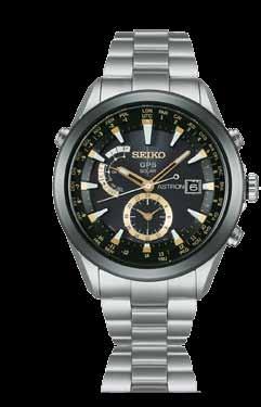 < SAST009G Astron Sports Stainless steel kast en siliconen band 2.
