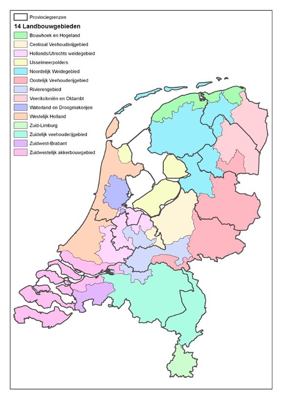 Bijlage 1 Landbouwgebieden