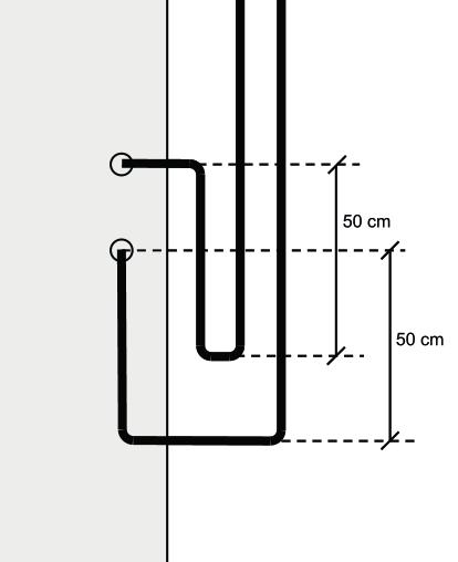 17. Aansluiten uitbreidingsset LT 17.1 Aansluiten van de CV-leidingen Voor de CV-leidingen adviseert HRsolar 22 mm.