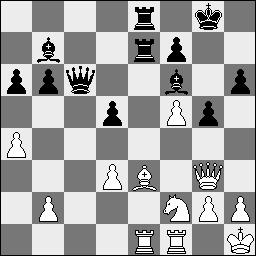 36.Te1 fxe4 37.fxe4 Ta3 0-1 Maarten Solleveld had m.i over geluk niet te klagen. Op de 26ste zet had Bianca zeer sterk kunnen voortzetten met 26.Pg4!