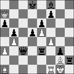 Wit : Tea Bosboom-Lanchava Zwart : Vladimir Chuchelov 1.d4 Pf6 2.Pf3 e6 3.c4 b6 4.g3 La6 5.Pbd2 Lb4 6.Dc2 Lb7 7.Lg2 c5 8.a3 Le4 9.Dd1 Lxd2+ 10.Dxd2 cxd4 11.Dxd4 Pc6 12.Dd6 Pa5 13.Db4 Tc8 14.b3 d5 15.