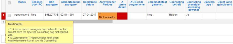 Zo lang uw selecties wijzigt en op filteren klikt, wordt gefilterd binnen de gekozen selectie in het eerste scherm.