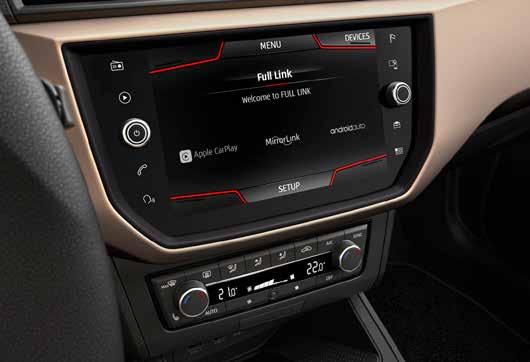wagen en uw smartphone via MirrorLink -, Apple CarPlay- en
