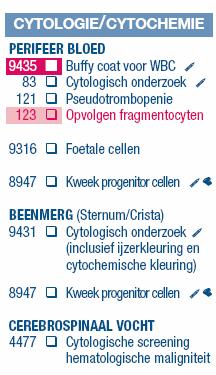 lymfoomcellen in perifeer