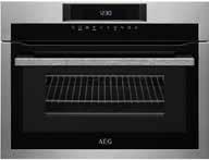 00 AEG KMS761000M OVEN MET MAGNETRONFUNCTIE 45 CM. Compacte multifunctionele heteluchtoven met magnetronfunctie. Magnetron 1000W, temp. 30-230 gr.