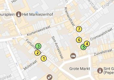 Slechte informatievoorziening voor bezoeker aan de stad, zouden meer informatiezuilen geplaatst moeten worden (met info, plattegronden e.d.).