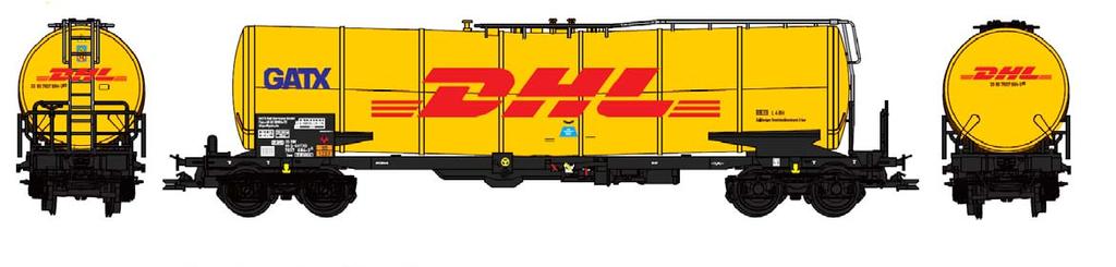 HO - 1:87 www. Euro-Tank-Car.eu DHL Kerosin Express Om deze trein in model samen te stellen zullen we de volledige trein van 22 wagens gaan maken.