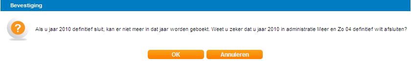 Wanneer u vervolgens na het concept afsluiten van het boekjaar nog boekstukken of correcties aanbrengt, kunt u een bijgewerkte begin- en eindbalans genereren door nogmaals de conceptjaarafsluiting te