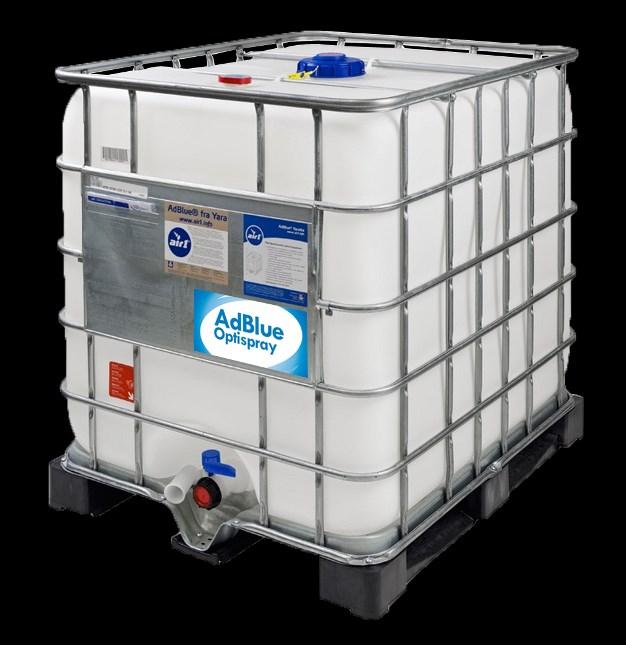 AB011000 AB021000 ADBLUE ADBLUE OPTISPRAY 210 L vat PE blauw - fût PEHD bleu ADBLUE OPTISPRAY 1000 L IBC NL - AdBlue Optispray. De oplossing om kristallisatie van de AdBlue tegen te gaan.