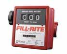 Fill-Rite vloeistofmeters Compteurs Fill-Rite FR-806 FR-807 FR-901 Digitaal Digital 7,6-75 l/min BSP 1 Precisie +/- 1% Drukverlies < 0.15 bar Werkdruk 3,5 bar Précision +/- 1% Perte de charge < 0.