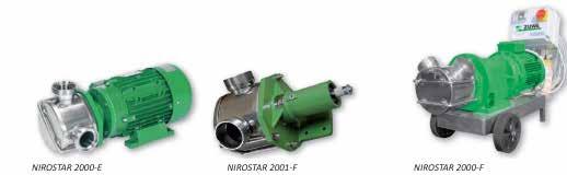 NIROSTAR 2001-D Max 115 l/min Prijs op aanvraag Prix sur demande NIROSTAR