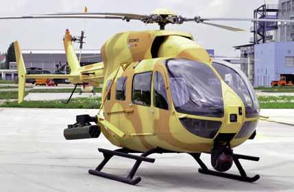 Eurocopter EC645 Eurocopter heeft tijdens de Dubai Helishow 2010 een mock-up van de EC645 aan het publiek gepresenteerd.
