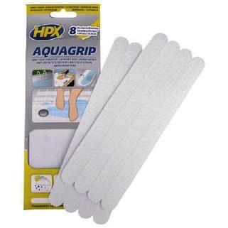 VEILIGHEID EN MARKERING SÉCURITÉ ET MARQUAGE 24 AQUA GRIP Ideaal voor bescherming tegen uitglijden Toepasbaar op zwembadranden, douches, baden, boten, jacuzzis, laddersporten, etc.